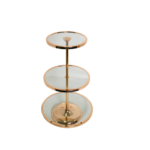 Display Stand - 3 Tier Glass cake stand