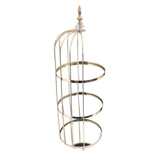 3leveDesertcage1 Display Stand - 3 Tier Mirror Finish - Image 1