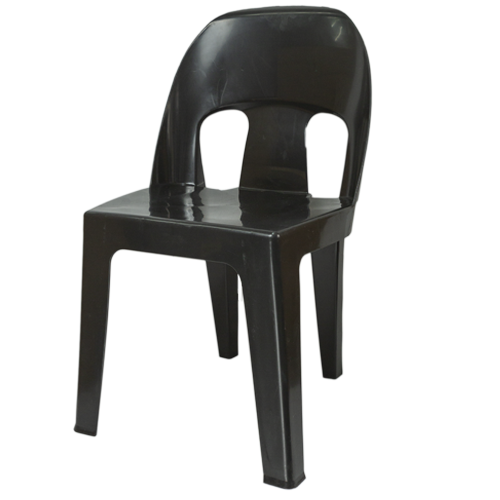 Black_Plastic Party Chairs Black - Image 1
