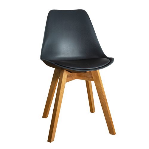 Black_Stool Chairs - Sammy Cafe Chair - Image 1