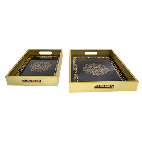 Cararectangletrayside Serving Tray - Cara 2pc Set - Image 1