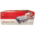 Chafing Dish - Rectangle Lid Top Silver - Image 3