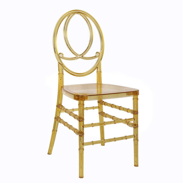 Chaffing_Dish_mirrow Phoenix Chair - Amber Resin - Image 1