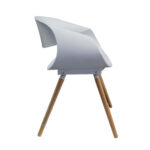 Giselle Wooden Leg Cafe Chair - Image 2