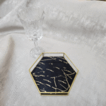 Serving Tray - Hexagon Marble Look 20cm - Image 2