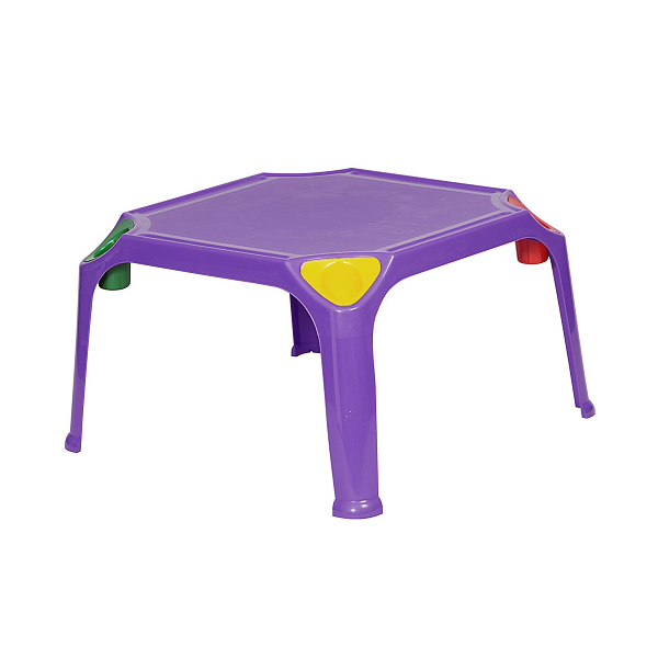 KidsTable-Purple Kids Party Table - Image 1