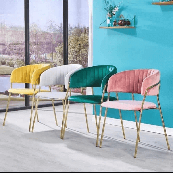 Lisa_Velvet_-_Colours_1_1 Lisa Velvet Chair - Image 1