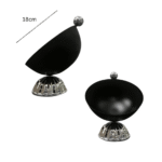 Decor Bowl - Nebula Slanted Black 18cm - Image 2