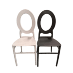 Plastic Oval Back Chairs - Image 2