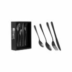 Regent - Chiswick Stainless Steel 16pc Cutlery Black - Image 2