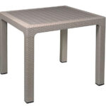 Protea Outdoor Rattan Cafe Table - 4 Seater