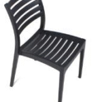 Rimini Chair - Slatted Cafe Chair