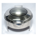Chafing Dish - Flat Top With Window Silver
