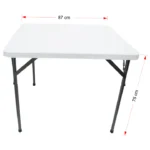 4 Seater - Trestle Cafe Table Square - Image 3