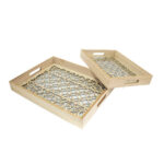 Serving Tray - Rectangle Bamboo Natural - Image 2