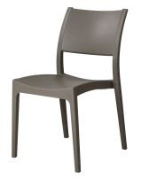 Verona_Chair_-_Solid_-_Taup Verona Chair - Solid Cafe Chair - Image 1