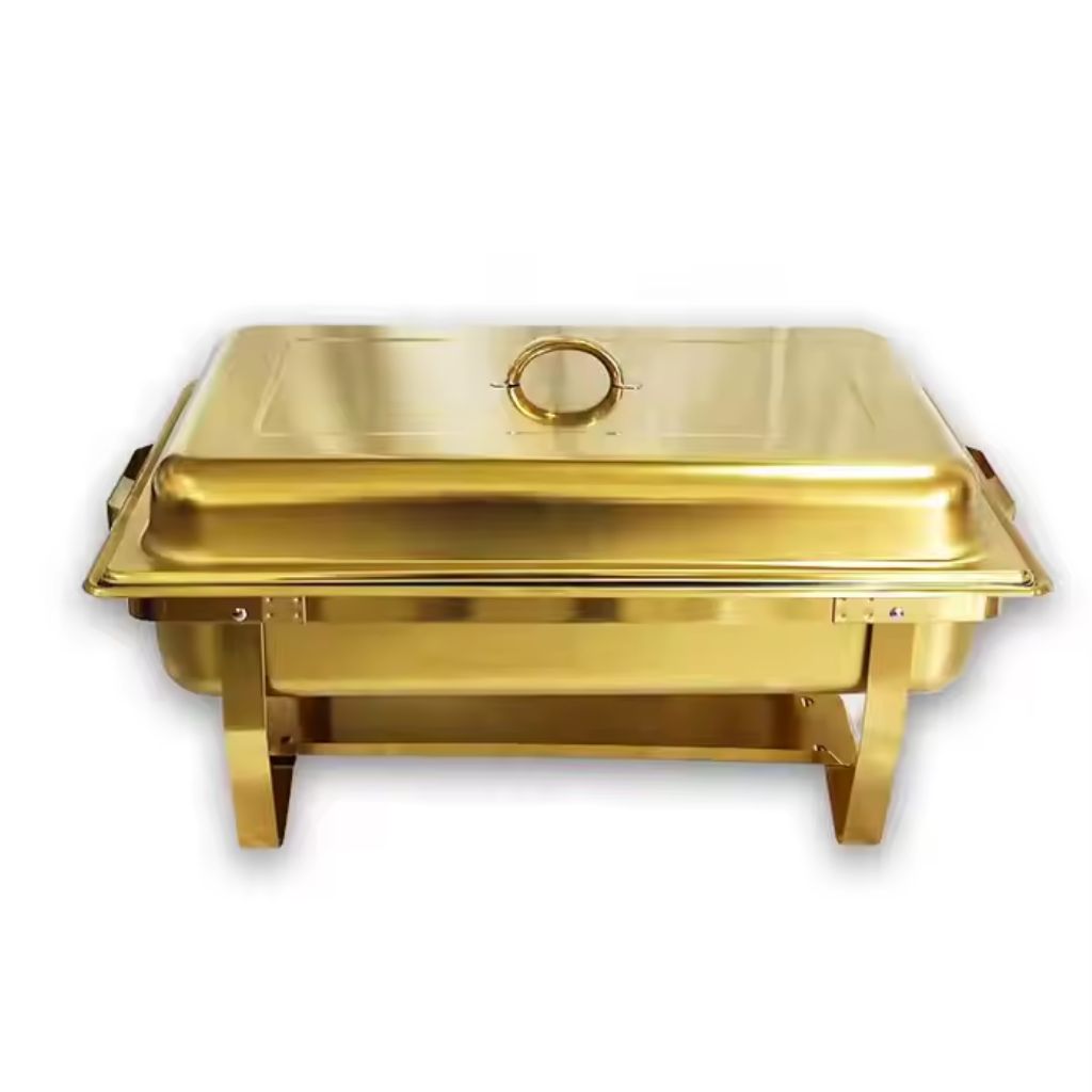 chefing Chafing Dish - Gold Rectangle - Image 1
