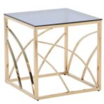 Sunrise Modern Glass Top- Side Table - Image 3