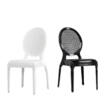 Louis Chair - Plastic - Mesh Back - Image 3