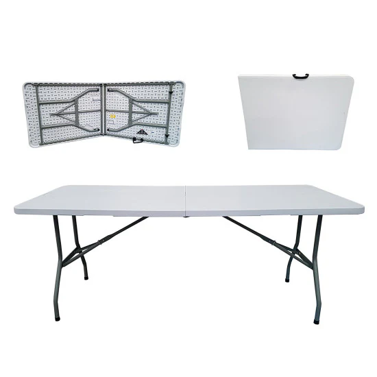 ractangular_table_folded 6 Seater Folding Rectangular Trestle Table 1.8m - Image 1
