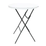 Cocktail Table - Heavy-duty Plastic Top - Trestle